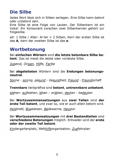 Kinderleichte Kurzgrammatik der deutschen Sprache (E-Book PDF)