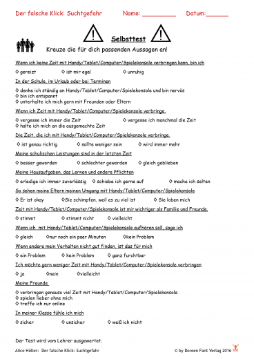 Der falsche Klick: Suchtgefahr