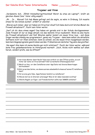 Der falsche Klick Teens: Gefahren bei der Suche im Internet