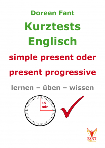 Kurztests Englisch - simple present oder present progressive (E-Book PDF)