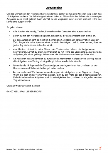 Mit Flächeneinheiten rechnen - in zwei Wochen zum Profi (E-Book PDF)