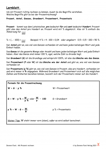 Mit Prozent rechnen - in zwei Wochen zum Profi (E-Book PDF)