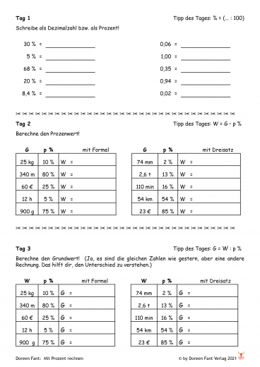 Mit Prozent rechnen - in zwei Wochen zum Profi (E-Book PDF)