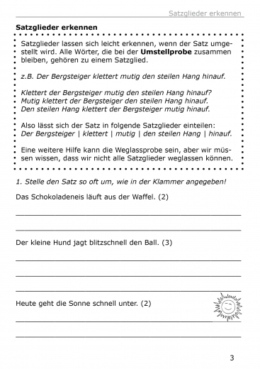 Kinderleichte Grammatik: Die Satzglieder Grundschule (Print)