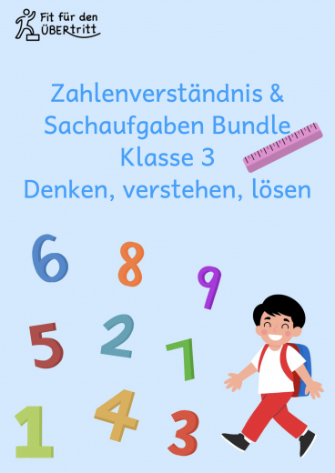 Zahlenverst�ndnis & Sachaufgaben Bundle Klasse 3 – Denken, verstehen, l�sen