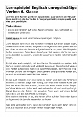 Lernspiel Englisch unregelmige Verben 6 (E-Book PDF)