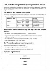 Englisch - Die Zeitformen und ihre Signalwrter (E-Book PDF)