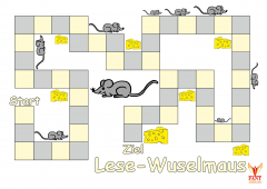 Lesespiel Lese-Wuselmaus (E-Book PDF)