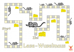 Lesespiel Lese-Wuselmaus (E-Book PDF)