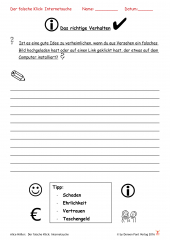 Der falsche Klick: Internetsuche