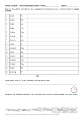 Kurztests Englisch - present tense (E-Book PDF)
