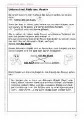 Kinderleichte Grammatik: Aktiv und Passiv (Print), 2. Auflage