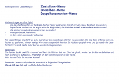 Silben-MemoSpiel (E-Book PDF)